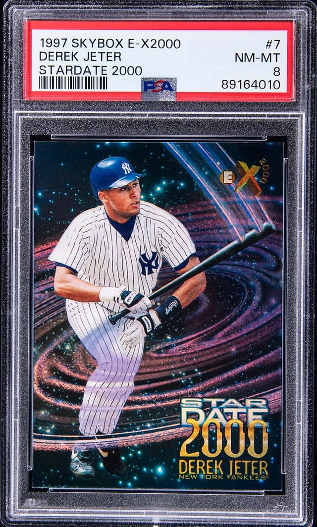 1997 SkyBox Derek Jeter E-X2000 Star Date #7 card image