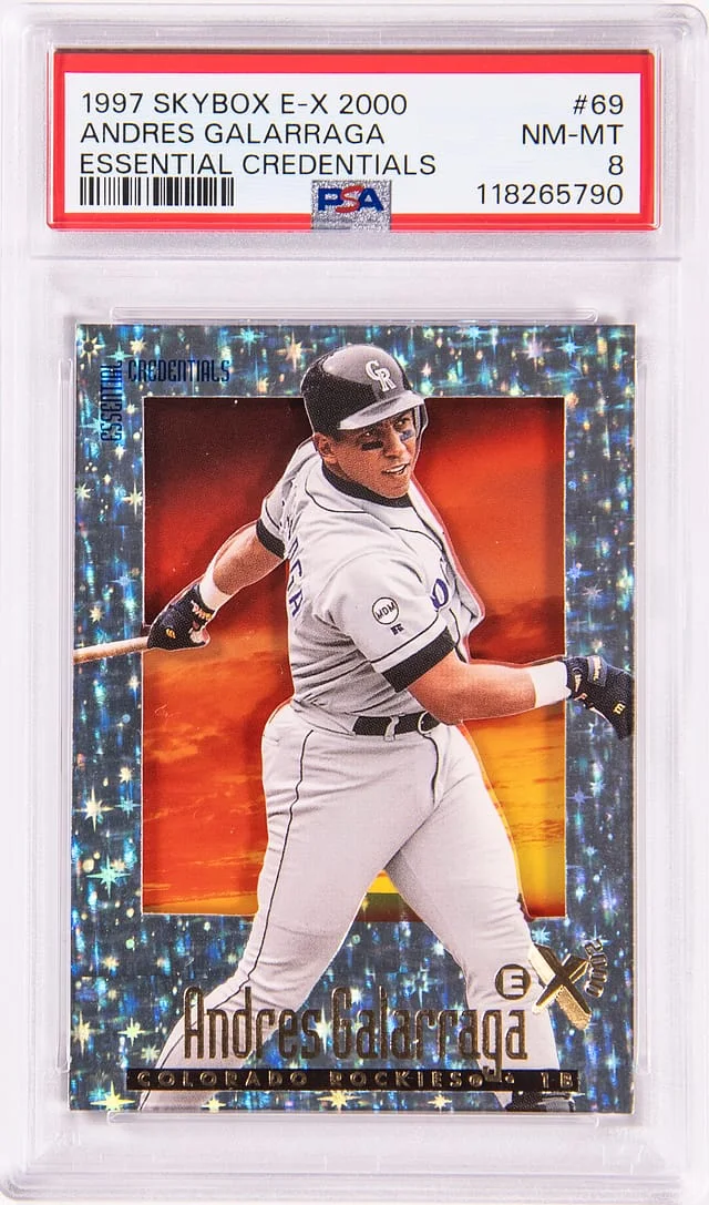1997 SkyBox E-X 2000 Andres Galarraga Essential Credentials #69 card image