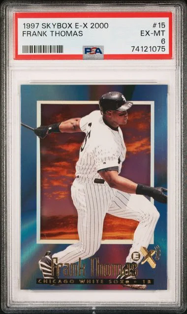 1997 SkyBox E-X 2000 Frank Thomas #15 card image