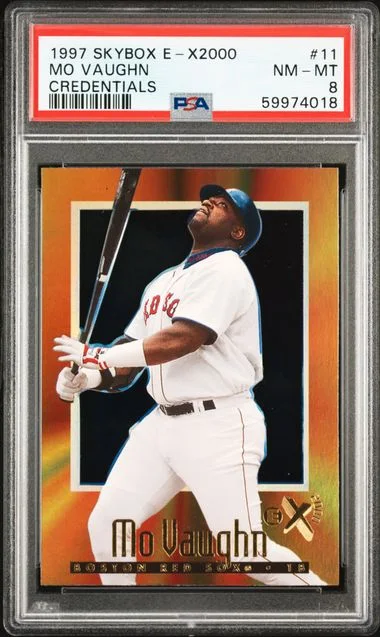 1997 SkyBox E-X 2000 Mo Vaughn #11 card image
