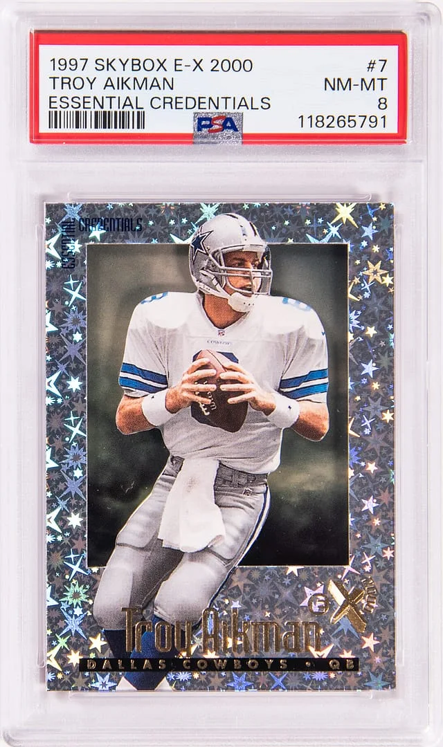 1997 SkyBox E-X 2000 Troy Aikman Essential Credentials #7 card image