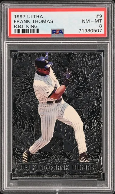 1997 SkyBox Frank Thomas Ultra R.B.I. Kings #9 card image