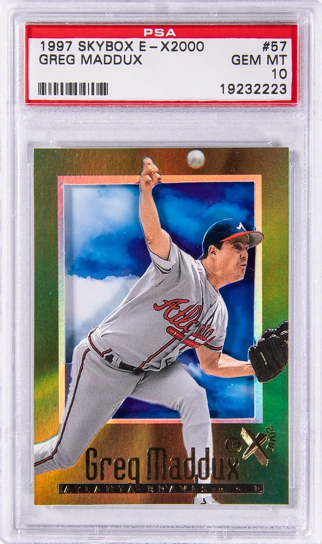 1997 SkyBox Greg Maddux E-X2000 #57 card image