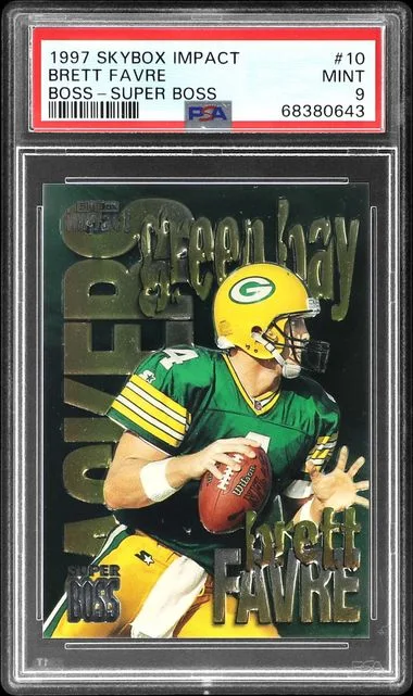 1997 SkyBox Impact Brett Favre Boss Super Boss #10 card image