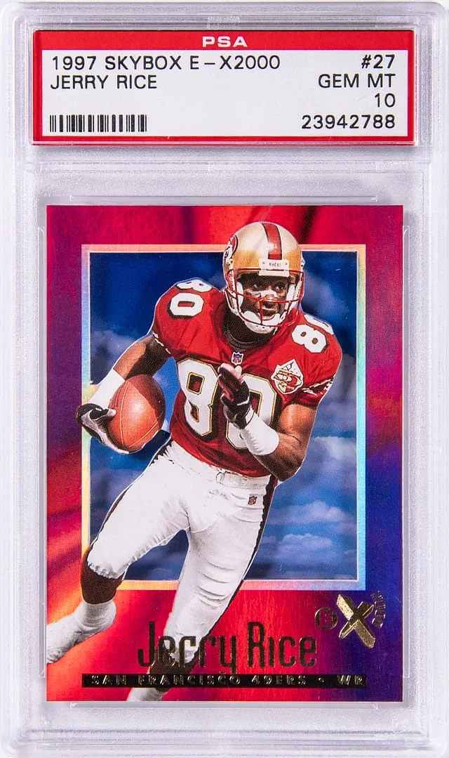 1997 SkyBox Jerry Rice E-X2000 #27 card image