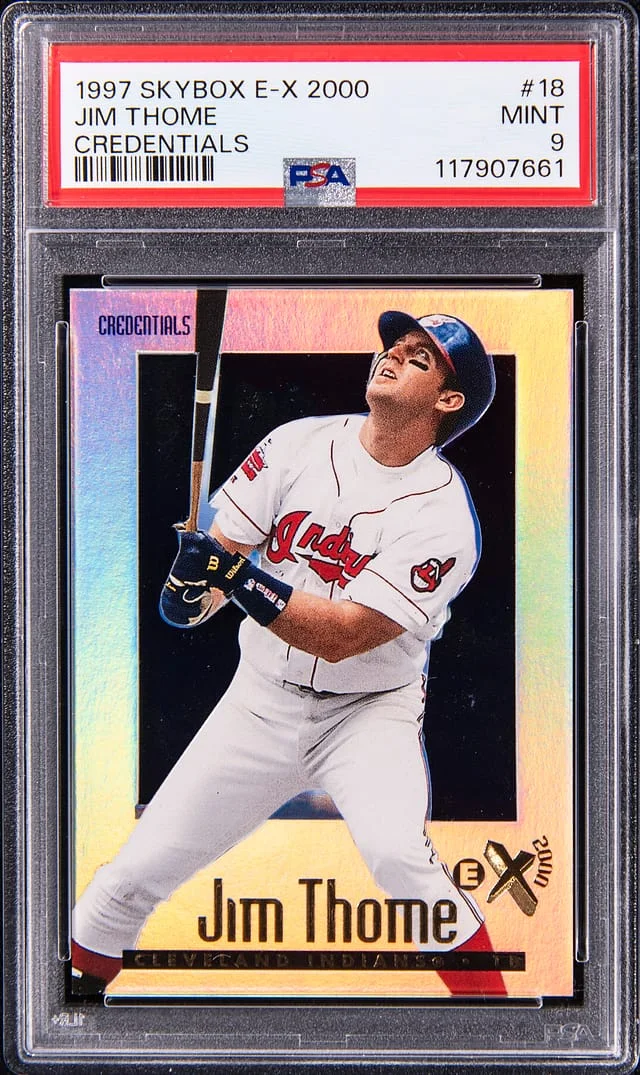 1997 SkyBox Jim Thome E-X2000 Credentials #18 card image