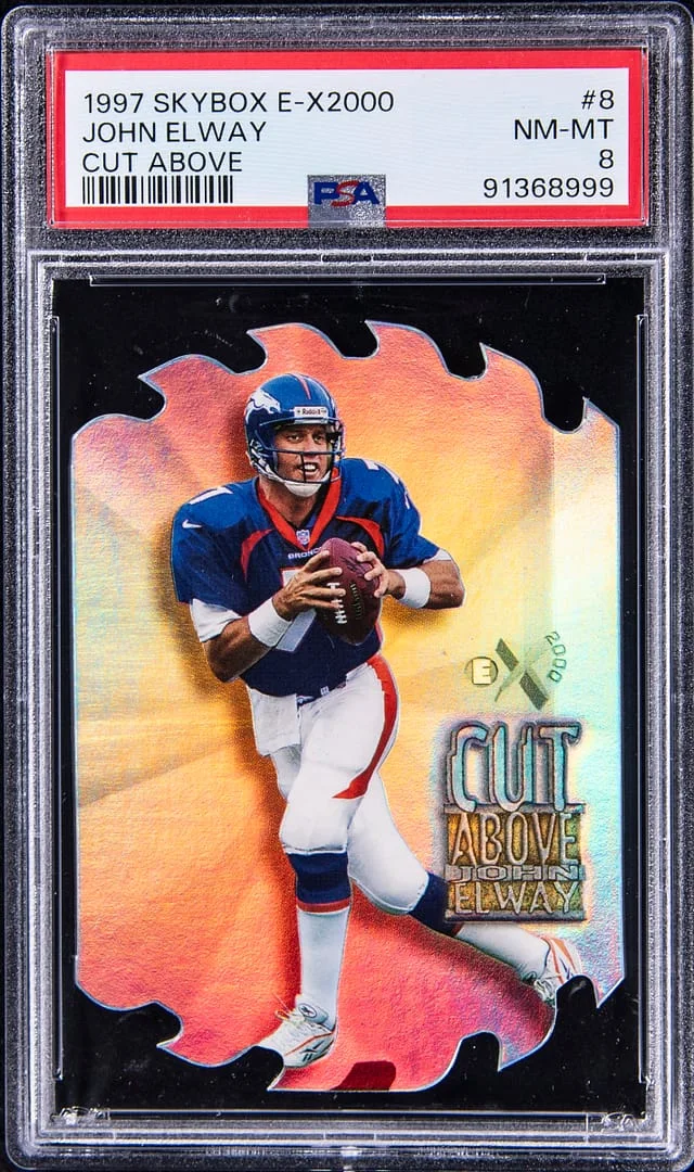 1997 SkyBox John Elway E-X200 Cut Above #8 card image