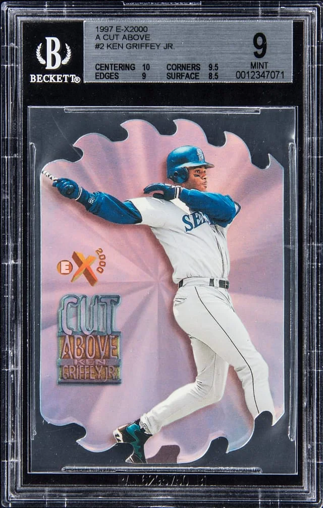 1997 SkyBox Ken Griffey Jr. E-X2000 A Cut Above #2 card image