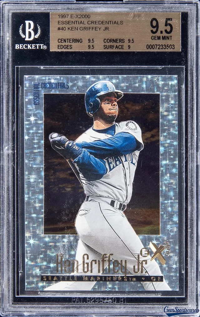 1997 SkyBox Ken Griffey Jr. E-X2000 Essential Credentials #40 card image