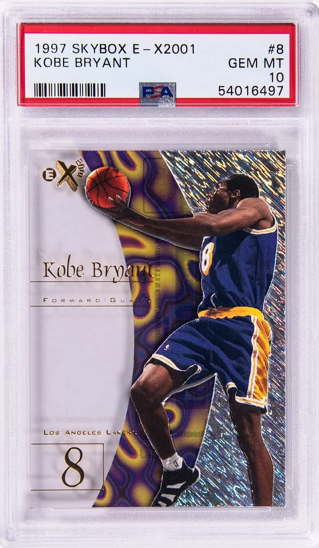 1997 SkyBox Kobe Bryant E-X2001 #8 card image