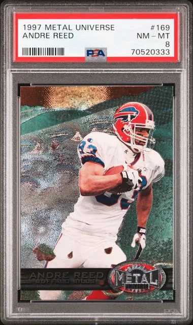 1997 SkyBox Metal Universe Andre Reed #169 card image
