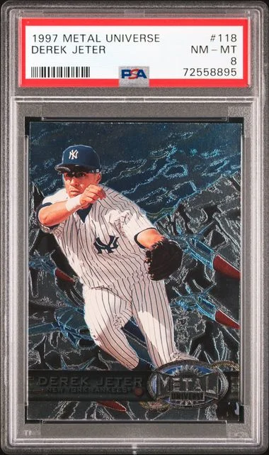 1997 SkyBox Metal Universe Derek Jeter #118 card image