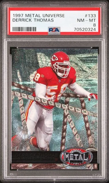 1997 SkyBox Metal Universe Derrick Thomas #133 card image