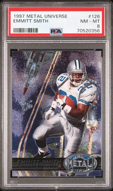 1997 SkyBox Metal Universe Emmitt Smith #126 card image