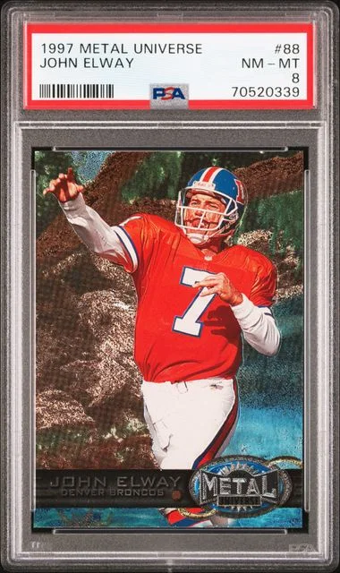 1997 SkyBox Metal Universe John Elway #88 card image