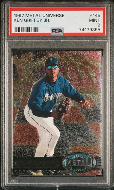 1997 SkyBox Metal Universe Ken Griffey Jr. #145 card image