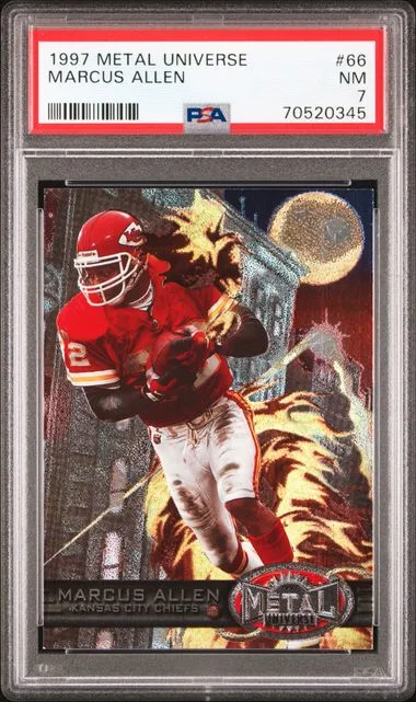 1997 SkyBox Metal Universe Marcus Allen #66 card image