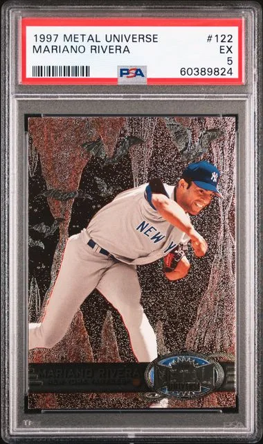 1997 SkyBox Metal Universe Mariano Rivera #122 card image