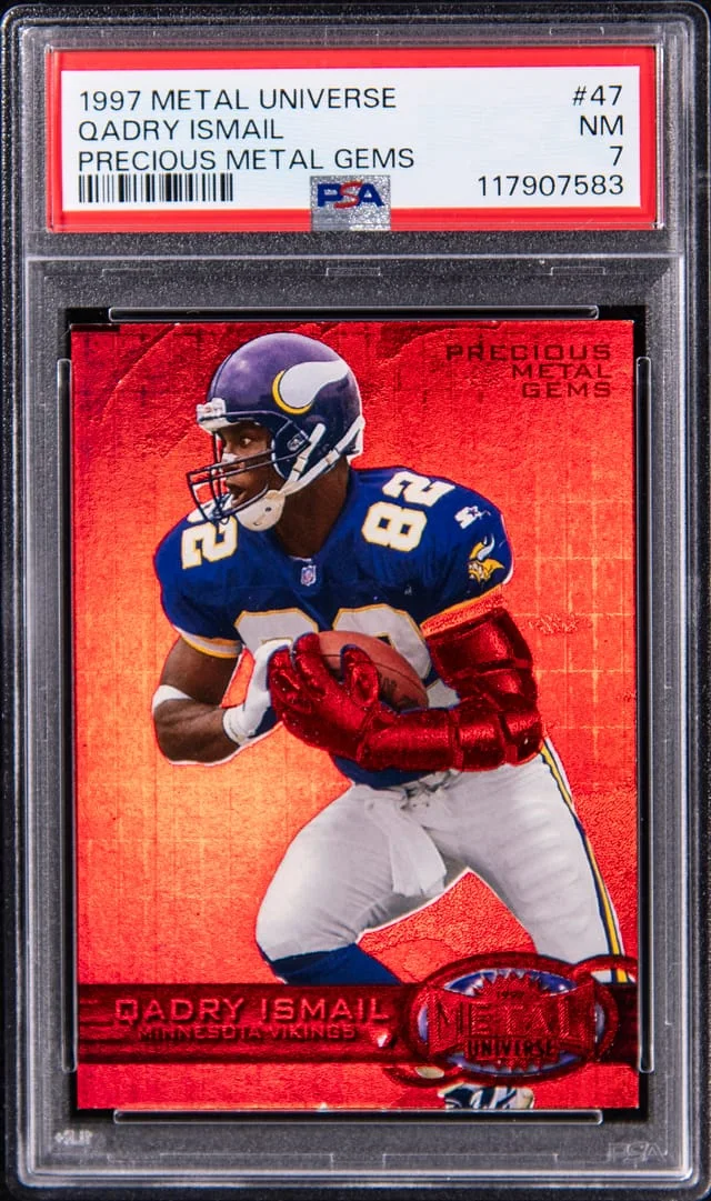 1997 SkyBox Metal Universe Qadry Ismail Precious Metal Gems (PMG) #47 card image