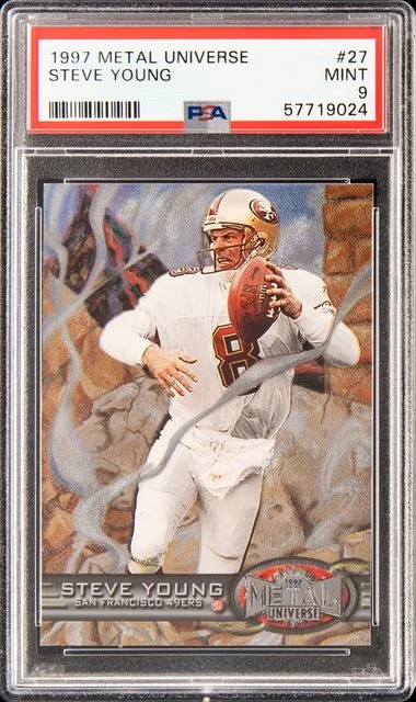 1997 SkyBox Metal Universe Steve Young #27 card image