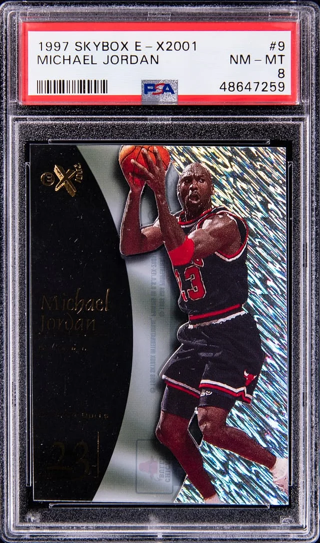 1997 SkyBox Michael Jordan E-X2001 #9 card image