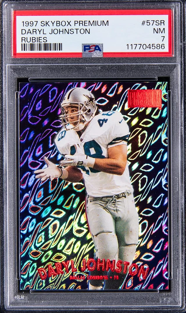 1997 SkyBox Premium Daryl Johnston Rubies #57SR card image