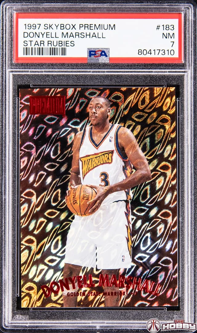 1997 SkyBox Premium Donyell Marshall Star Rubies #183 card image