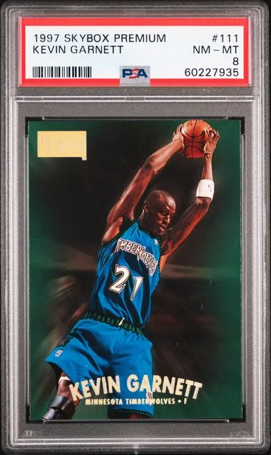 1997 SkyBox Premium Kevin Garnett #111 card image