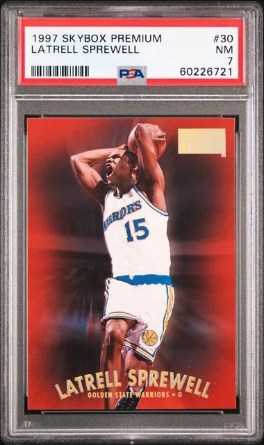 1997 SkyBox Premium Latrell Sprewell #30 card image