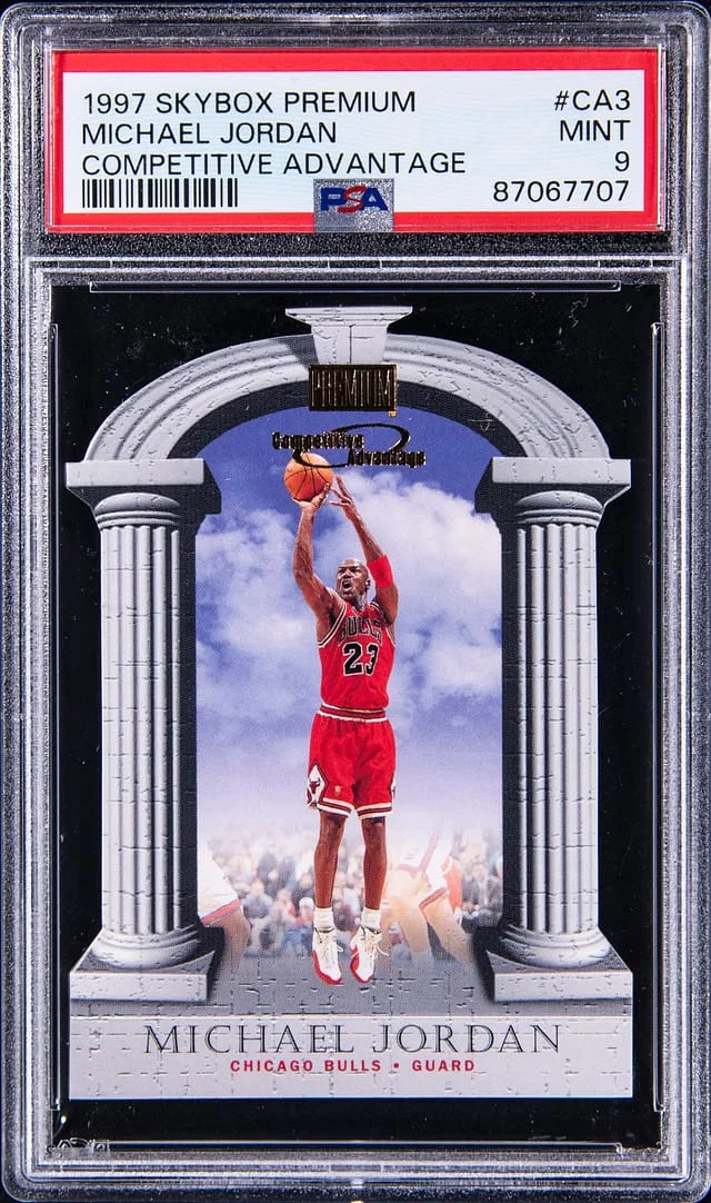 1997 SkyBox Premium Michael Jordan Competitive Advantage #CA3 card image