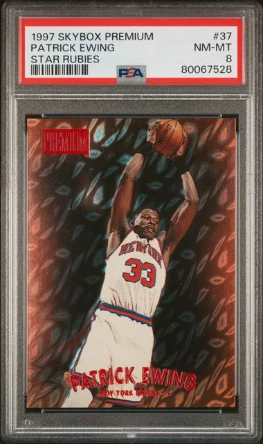 1997 SkyBox Premium Patrick Ewing Star Rubies #37 card image