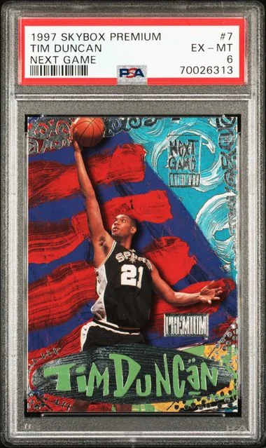 1997 SkyBox Premium Tim Duncan Next Game #7 card image