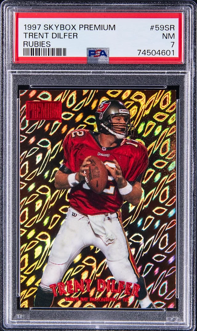 1997 SkyBox Premium Trent Dilfer Rubies #59SR card image