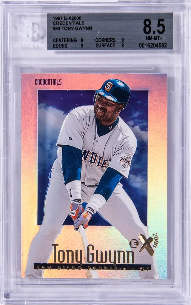 1997 SkyBox Tony Gwynn E-X2000 Credentials #93 card image