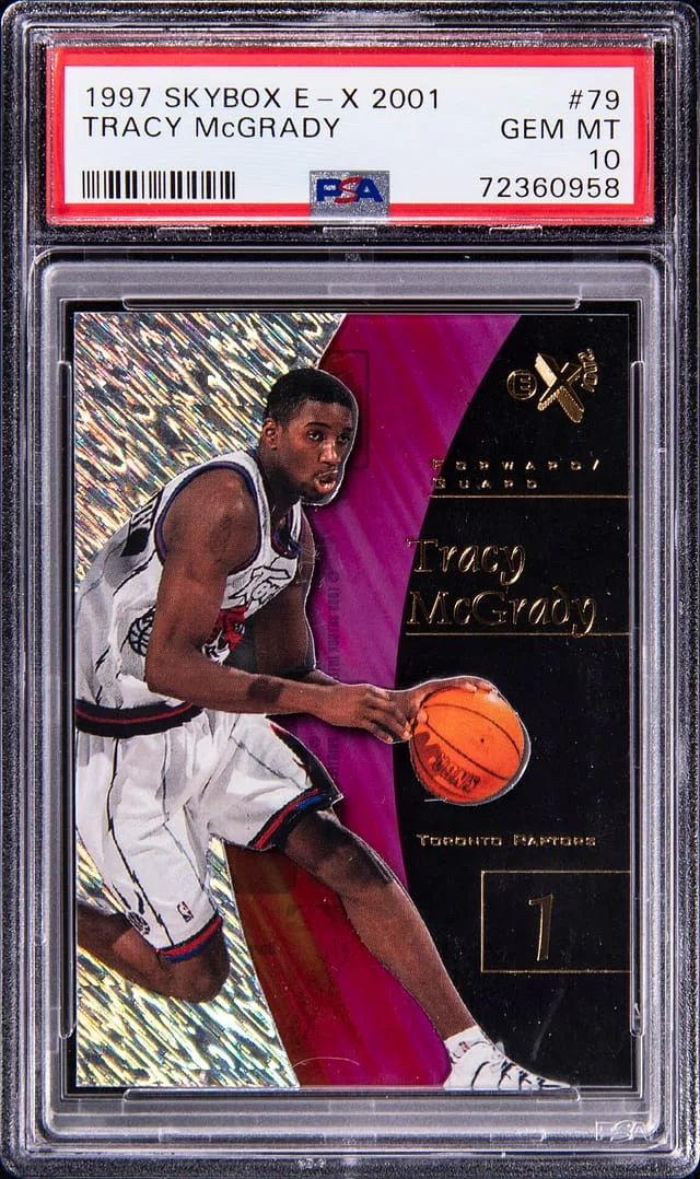 1997 SkyBox Tracy McGrady E-X2001 #79 card image