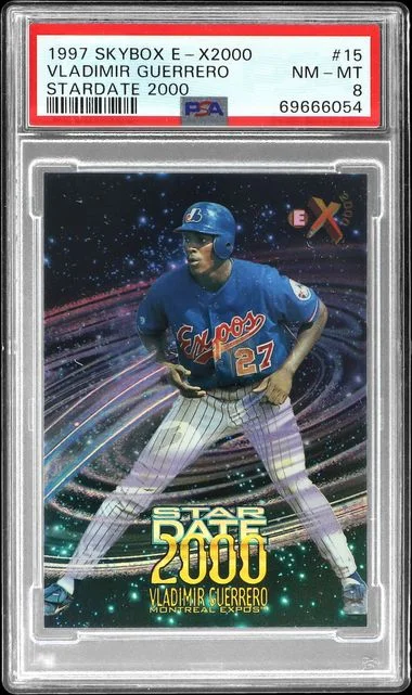 1997 SkyBox Vladimir Guerrero E-X2000 Stardate 2000 #15 card image