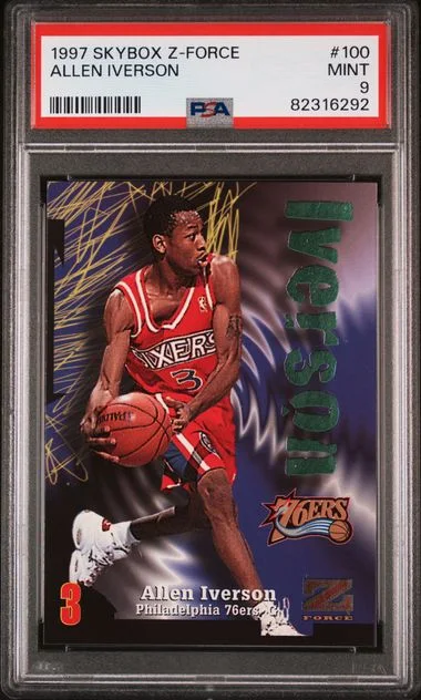 1997 SkyBox Z-Force Allen Iverson #100 card image