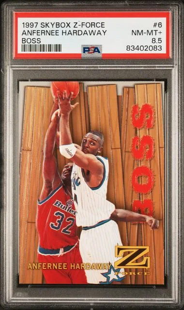 1997 SkyBox Z-Force Anfernee Hardaway Boss #6 card image