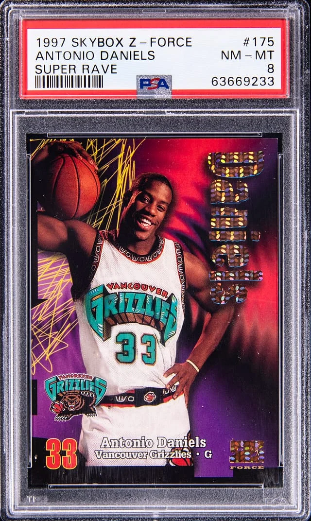 1997 SkyBox Z-Force Antonio Daniels Super Rave #175 card image