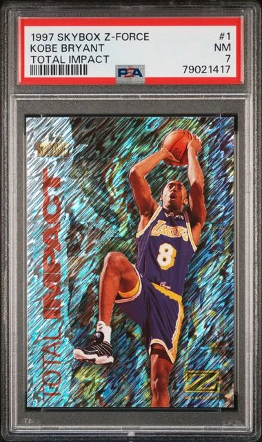 1997 SkyBox Z-Force Kobe Bryant Total Impact #1 card image