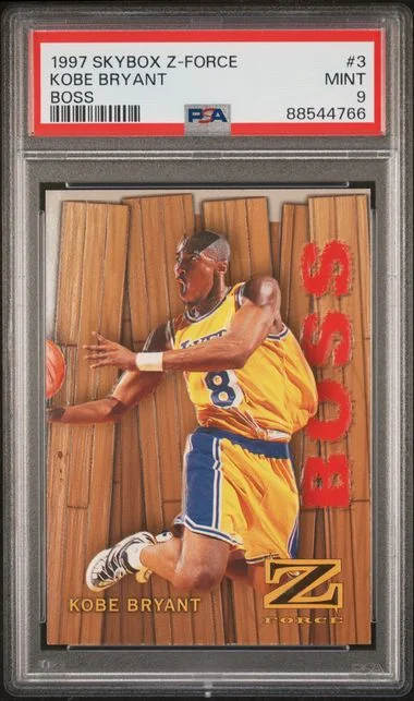 1997 SkyBox Z-Force Kobe Bryant Boss #3 card image