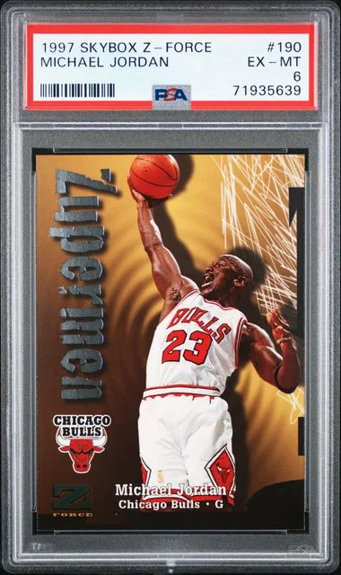 1997 SkyBox Z-Force Michael Jordan #190 card image