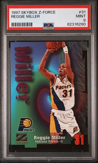 1997 SkyBox Z-Force Reggie Miller #31 card image