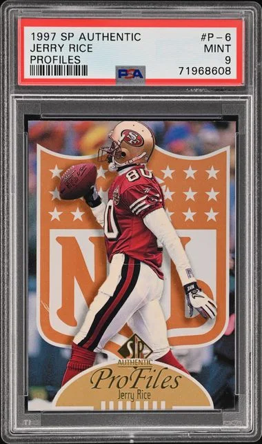1997 SP Authentic Jerry Rice Profiles #P-6 card image