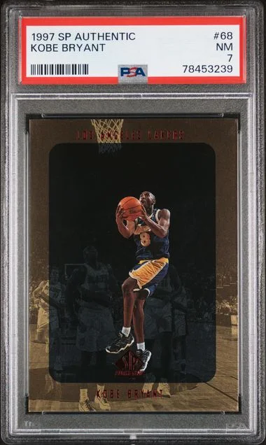1997 SP Authentic Kobe Bryant #68 card image