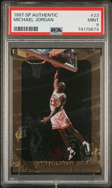 1997 SP Authentic Michael Jordan #23 card image