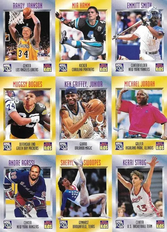 1997 Sports Illustrated for Kids Michael Jordan Panels #568-576 card image
