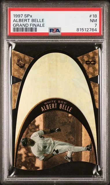 1997 SPx Albert Belle Grand Finale #18 card image