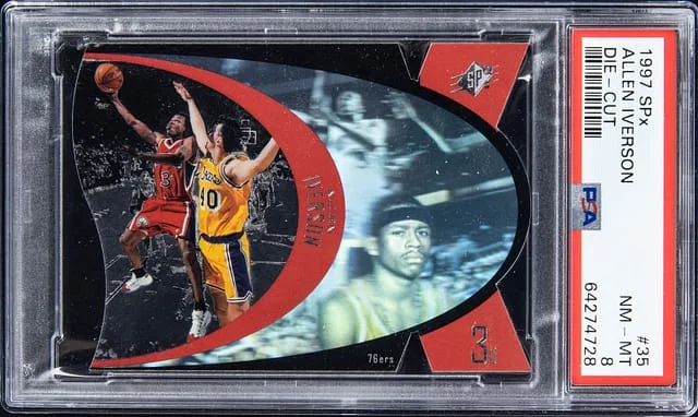 1997 SPx Allen Iverson Die - Cut #35 card image