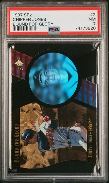 1997 SPx Chipper Jones Bound For Glory #2 card image